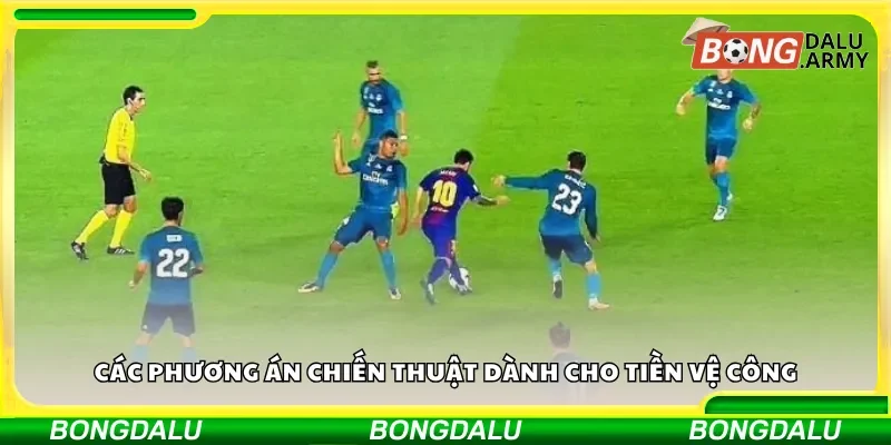 Các phương án chiến thuật dành cho tiền vệ công