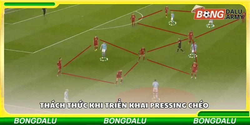 Thách thức khi triển khai pressing chéo